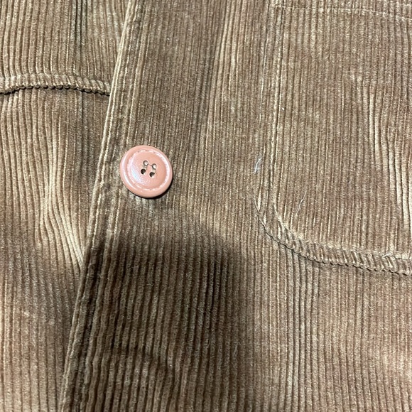 Ladies brown corduroy button up jacket. - Picture 4 of 6
